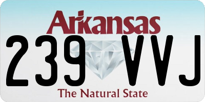 AR license plate 239VVJ