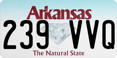 AR license plate 239VVQ