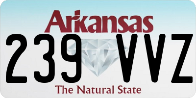 AR license plate 239VVZ