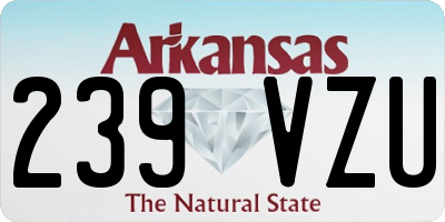 AR license plate 239VZU