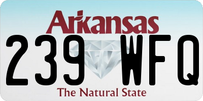 AR license plate 239WFQ