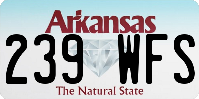 AR license plate 239WFS