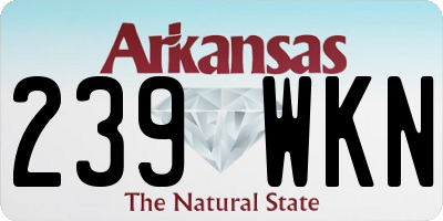 AR license plate 239WKN