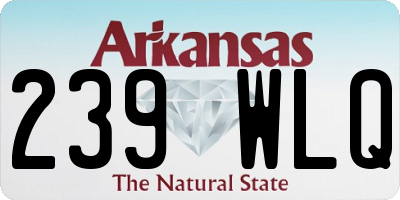 AR license plate 239WLQ