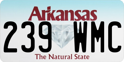 AR license plate 239WMC