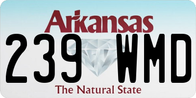 AR license plate 239WMD