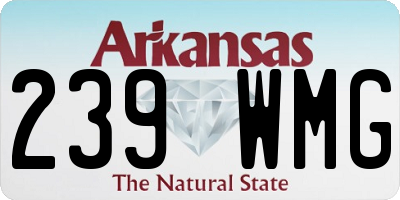 AR license plate 239WMG