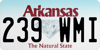 AR license plate 239WMI