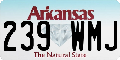AR license plate 239WMJ