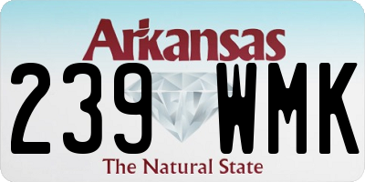AR license plate 239WMK