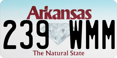 AR license plate 239WMM