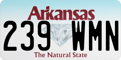 AR license plate 239WMN