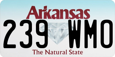 AR license plate 239WMO
