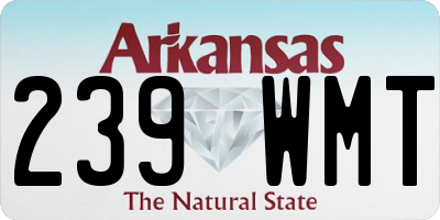 AR license plate 239WMT