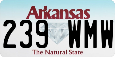 AR license plate 239WMW