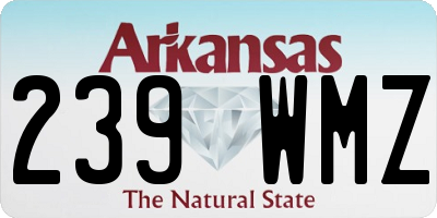 AR license plate 239WMZ