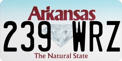 AR license plate 239WRZ