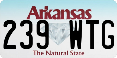 AR license plate 239WTG