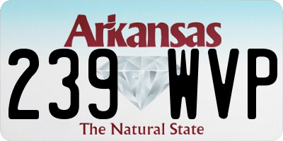 AR license plate 239WVP