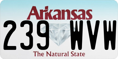 AR license plate 239WVW