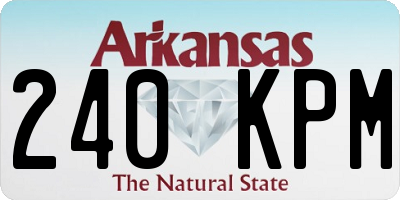 AR license plate 240KPM