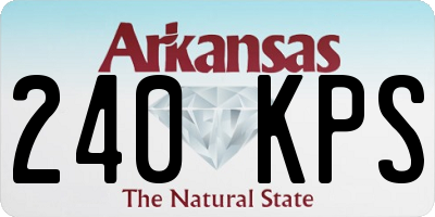 AR license plate 240KPS