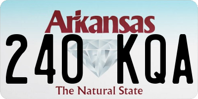 AR license plate 240KQA