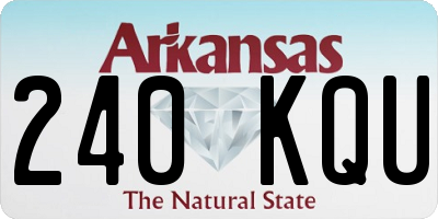 AR license plate 240KQU