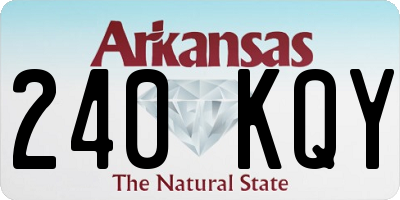 AR license plate 240KQY