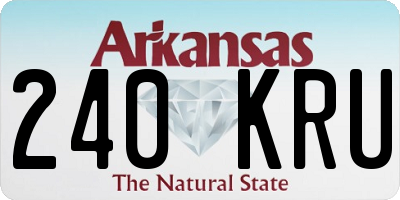 AR license plate 240KRU