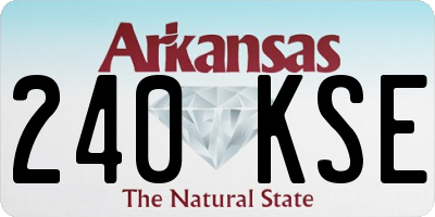 AR license plate 240KSE