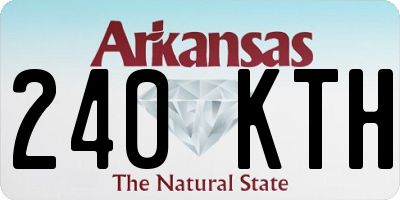 AR license plate 240KTH