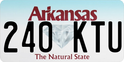 AR license plate 240KTU