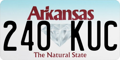 AR license plate 240KUC