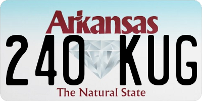 AR license plate 240KUG