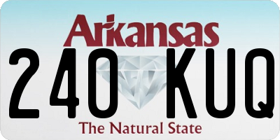 AR license plate 240KUQ