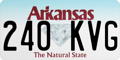 AR license plate 240KVG