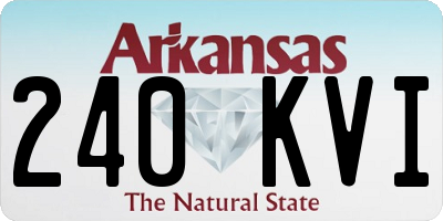 AR license plate 240KVI