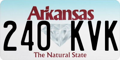 AR license plate 240KVK
