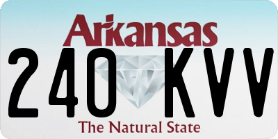AR license plate 240KVV