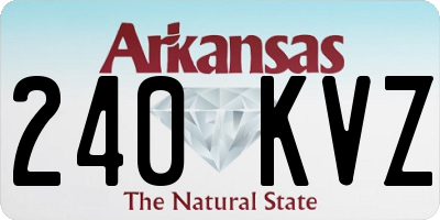 AR license plate 240KVZ