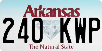 AR license plate 240KWP