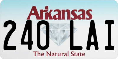AR license plate 240LAI