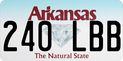 AR license plate 240LBB