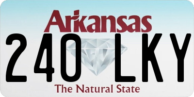 AR license plate 240LKY