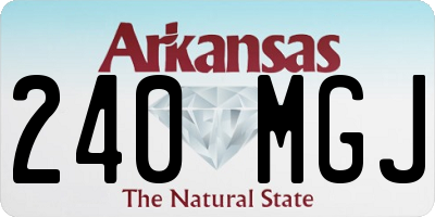 AR license plate 240MGJ