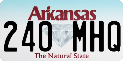 AR license plate 240MHQ