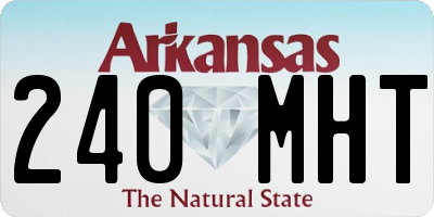 AR license plate 240MHT