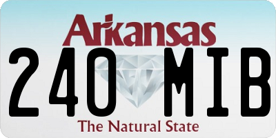 AR license plate 240MIB