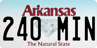 AR license plate 240MIN